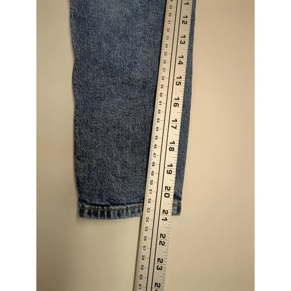 Gap Denim Mom Jeans High Rise Elastic Paperbag Waist - Kids Size 10 - Picture 10 of 11